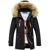 Mountainskin Winter Men's Long Parkas Thick Hooded Fur Collar Coats Men Overcoats Casual Army Jackets Male Brand Clothing SA026