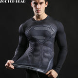 Superman Printed Fitness T-shirts
