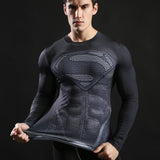 Superman Printed Fitness T-shirts