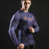 Superman Printed Fitness T-shirts