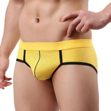 Breathable Men Briefs Underwear Shorts Bulge Pouch Wonderjock Mens Bikini Brief Underwear Man Sleepwear Cotton