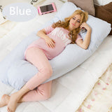 Comfortable Pregnancy U type Pillows  Maternity big U Shaped Body Pillows Body Pregnancy Pillow For Side Sleeper Removable Cover