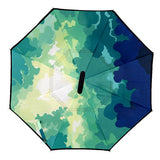 Windproof Reverse Folding Double Layer Inverted Umbrella