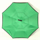Windproof Reverse Folding Double Layer Inverted Umbrella