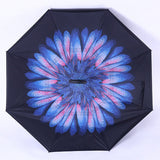 Windproof Reverse Folding Double Layer Inverted Umbrella