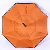 Windproof Reverse Folding Double Layer Inverted Umbrella