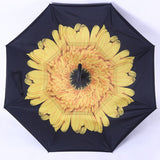 Windproof Reverse Folding Double Layer Inverted Umbrella