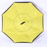 Windproof Reverse Folding Double Layer Inverted Umbrella
