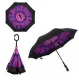 Windproof Reverse Folding Umbrella