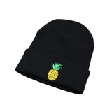 2017 Fashion Cute Beanie caps Women pineapple Embroidered Beanie Stocking Cap Hiking Male Skullies Couples Stocking Hats