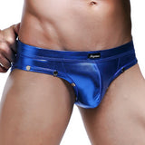 Fashion Mens Underwear Faux Leather Boxer Briefs Shorts Pants Trunks