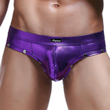 Fashion Mens Underwear Faux Leather Boxer Briefs Shorts Pants Trunks