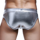 Fashion Mens Underwear Faux Leather Boxer Briefs Shorts Pants Trunks
