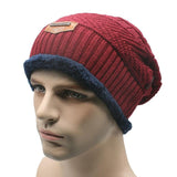 2017 New Arrival Winter Warm Men Beanie Gorras Bonnet Baggy Knitted Solid Hats Plain Caps Oversize Ski Skullies Beanies Hats