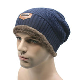 2017 New Arrival Winter Warm Men Beanie Gorras Bonnet Baggy Knitted Solid Hats Plain Caps Oversize Ski Skullies Beanies Hats