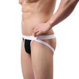 Men's Hot Sexy  Jockstrap Underwear Boxer Brief Shorts Underpants BK L