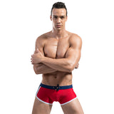 Men's Rope Waist Design Swim Briefs Swimsuit Beach Shorts Swimwear