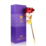 Kunstbloemen Gold Rose Wedding Decoration Golden Rose Valentine's Day Gift Gold Decor Flower flores artificiales para decoracion
