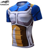 Anime Dragon Ball Z Super Saiyan Vegeta Goku T Shirt