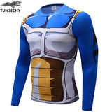 Anime Dragon Ball Z Super Saiyan Vegeta Goku T Shirt