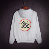 Anime Dragon Ball Thin Sun Protection Hooded Windbreaker Unisex Hip Hop Cosplay Mens summer Jackets Jaqueta Masculina 110805