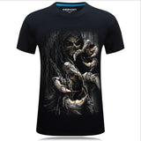 2017 summer Men's animal T-Shirt orangutan/gas monkey/Wolf 3D Printed T-Shirts Men Funny tees tops tee shirt large size