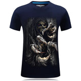 2017 summer Men's animal T-Shirt orangutan/gas monkey/Wolf 3D Printed T-Shirts Men Funny tees tops tee shirt large size