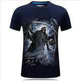 2017 summer Men's animal T-Shirt orangutan/gas monkey/Wolf 3D Printed T-Shirts Men Funny tees tops tee shirt large size