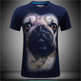 2017 summer Men's animal T-Shirt orangutan/gas monkey/Wolf 3D Printed T-Shirts Men Funny tees tops tee shirt large size
