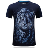2017 summer Men's animal T-Shirt orangutan/gas monkey/Wolf 3D Printed T-Shirts Men Funny tees tops tee shirt large size