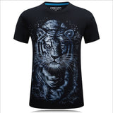 2017 summer Men's animal T-Shirt orangutan/gas monkey/Wolf 3D Printed T-Shirts Men Funny tees tops tee shirt large size