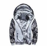 Mens Warm Fleece Sport Hooded Sweatshirt Coat