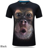 O-Neck short sleeve animal 3D Digital Printed T shirt