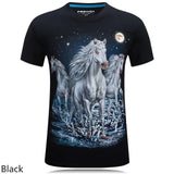 O-Neck short sleeve animal 3D Digital Printed T shirt