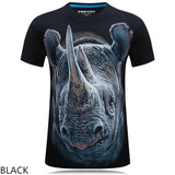O-Neck short sleeve animal 3D Digital Printed T shirt