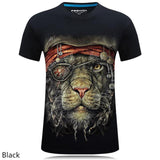 O-Neck short sleeve animal 3D Digital Printed T shirt