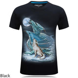 O-Neck short sleeve animal 3D Digital Printed T shirt