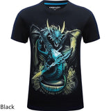 O-Neck short sleeve animal 3D Digital Printed T shirt