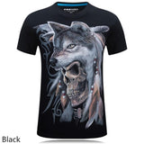 O-Neck short sleeve animal 3D Digital Printed T shirt