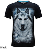O-Neck short sleeve animal 3D Digital Printed T shirt
