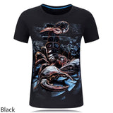 O-Neck short sleeve animal 3D Digital Printed T shirt