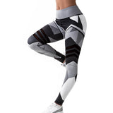 Women Geometry Print Sports Gym Yoga Workout Athletic Leggings Pants