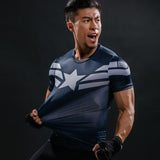 Superhero Compression Fit Tight Gym Bodybuilding T Shirt
