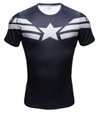 Superhero Compression Fit Tight Gym Bodybuilding T Shirt