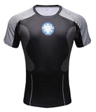 Superhero Compression Fit Tight Gym Bodybuilding T Shirt