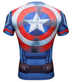 Superhero Compression Fit Tight Gym Bodybuilding T Shirt