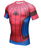 Superhero Compression Fit Tight Gym Bodybuilding T Shirt