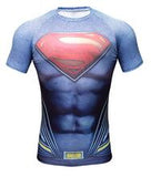 Superhero Compression Fit Tight Gym Bodybuilding T Shirt