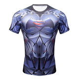 Superhero Compression Fit Tight Gym Bodybuilding T Shirt