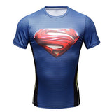 Superhero Compression Fit Tight Gym Bodybuilding T Shirt